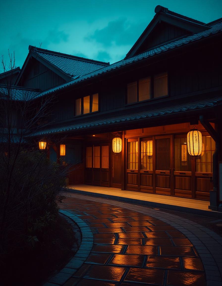 名旅館の手配